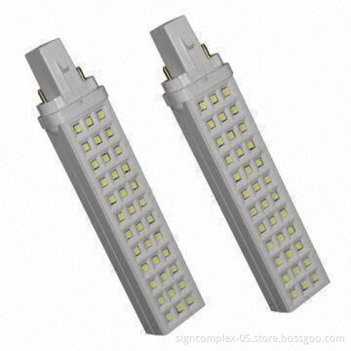 G23 LED Bulbs with 60-piece of SMD3528 LEDs, Available in White and Warm White Color